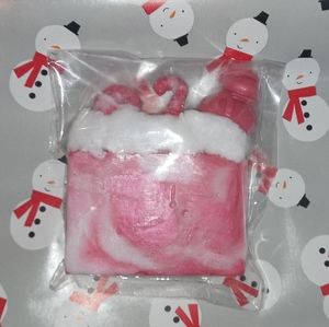 Frosted peppermint decorative soap